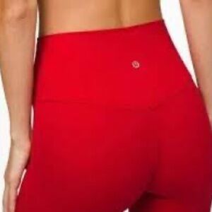 Lululemon Athletica Red Leggings